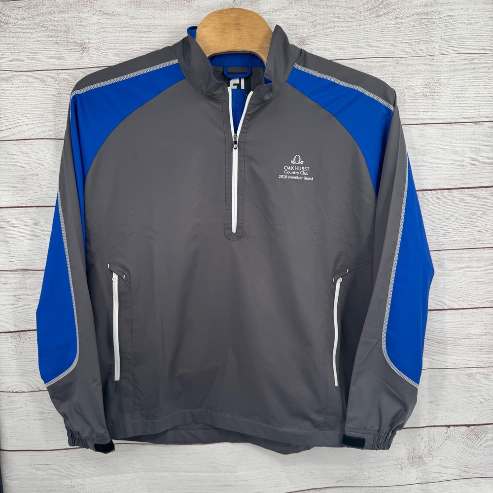 FootJoy‎ Golf Pullover Windbreaker Lightweight Oakhurst Club Jacket Size XL